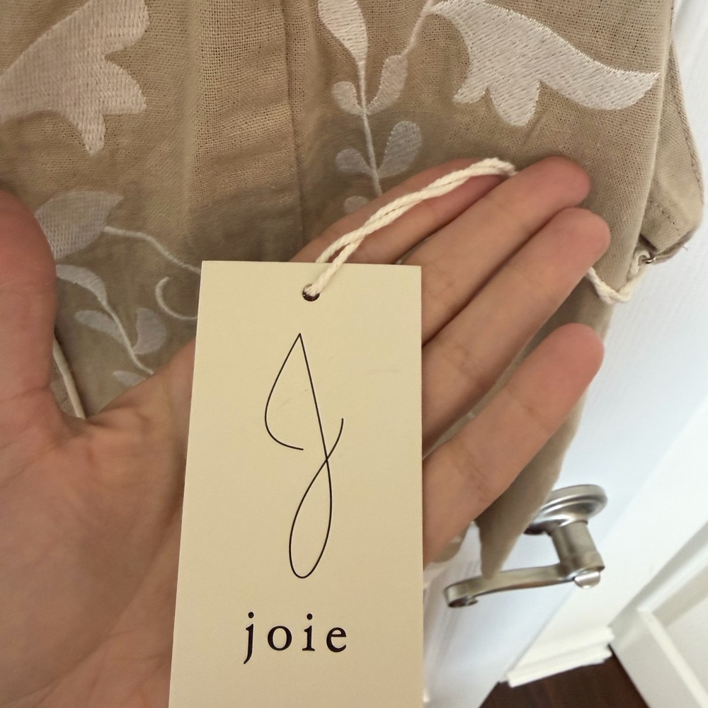 Joie Linen Blend Embroidered Vest - Picture 4 of 4